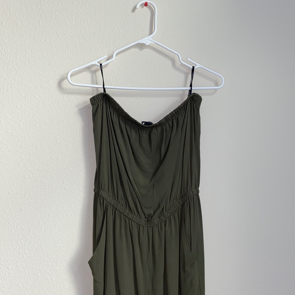 F21 Green Jumpsuit